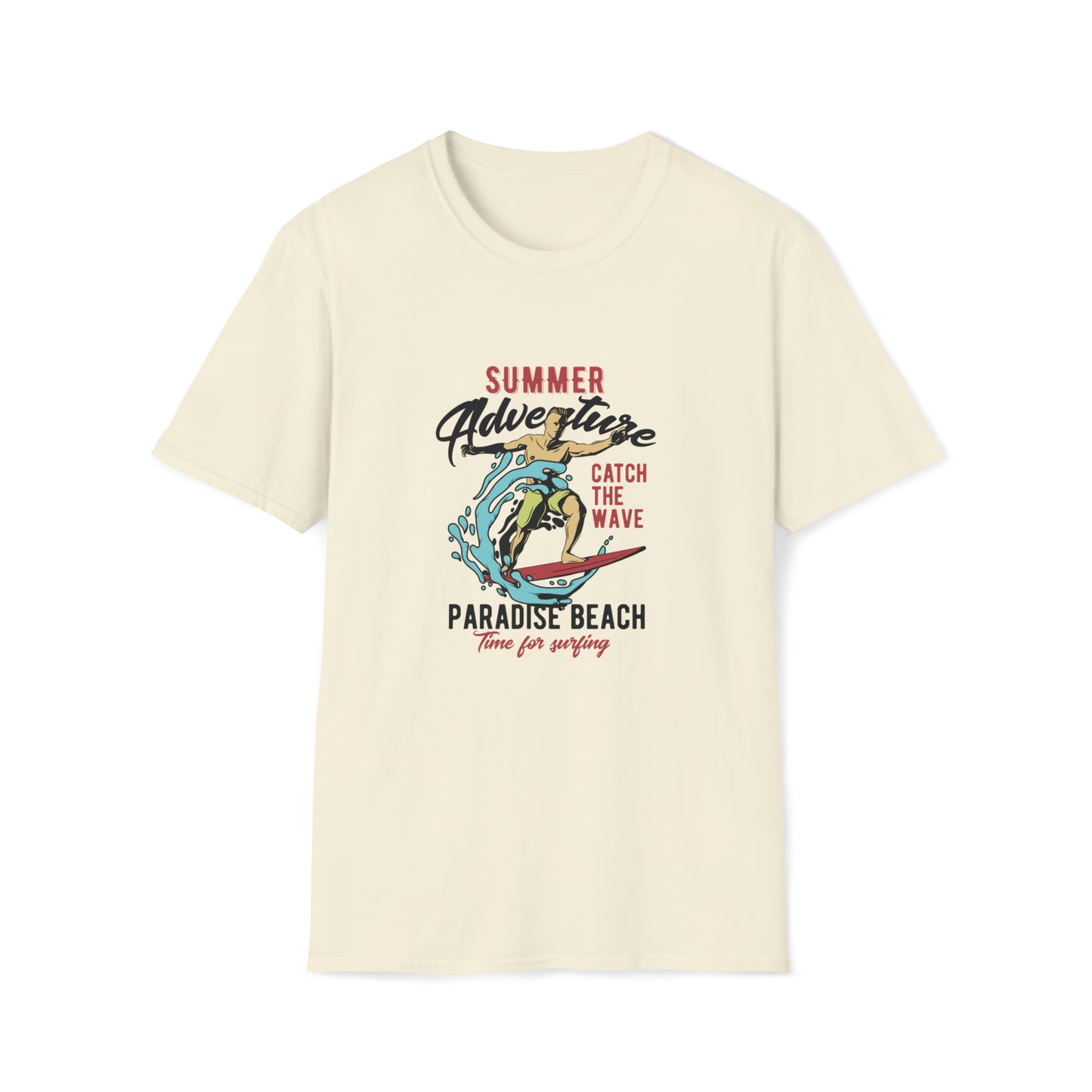 Summer Adventure Paradise Beach |Beach Lifestyle Shirts | Summer Vibe Apparel Natural