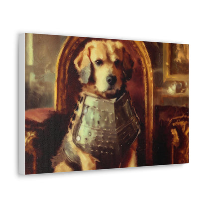 Fancy Dog, Canvas Dog Art, Dog Wall Art, Canine Canvas Art,Canvas Gallery Wraps, Pet Art, King Dog - SaviTraviDesigns