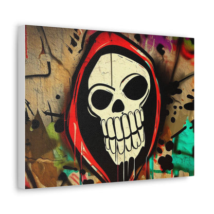 Halloween art, Skeleton canvas prints, Scary Halloween decor, Halloween home decor, Halloween wall, Gothic wall decor, Canvas Gallery Wraps - SaviTraviDesigns