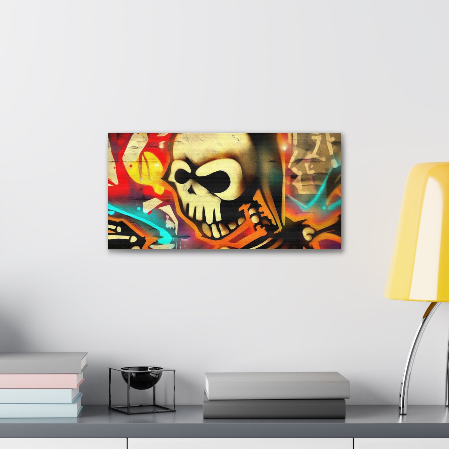 Halloween art, Skeleton canvas prints, Scary Halloween decor, Halloween home decor, Halloween wall, Gothic wall decor, Canvas Gallery Wraps - SaviTraviDesigns