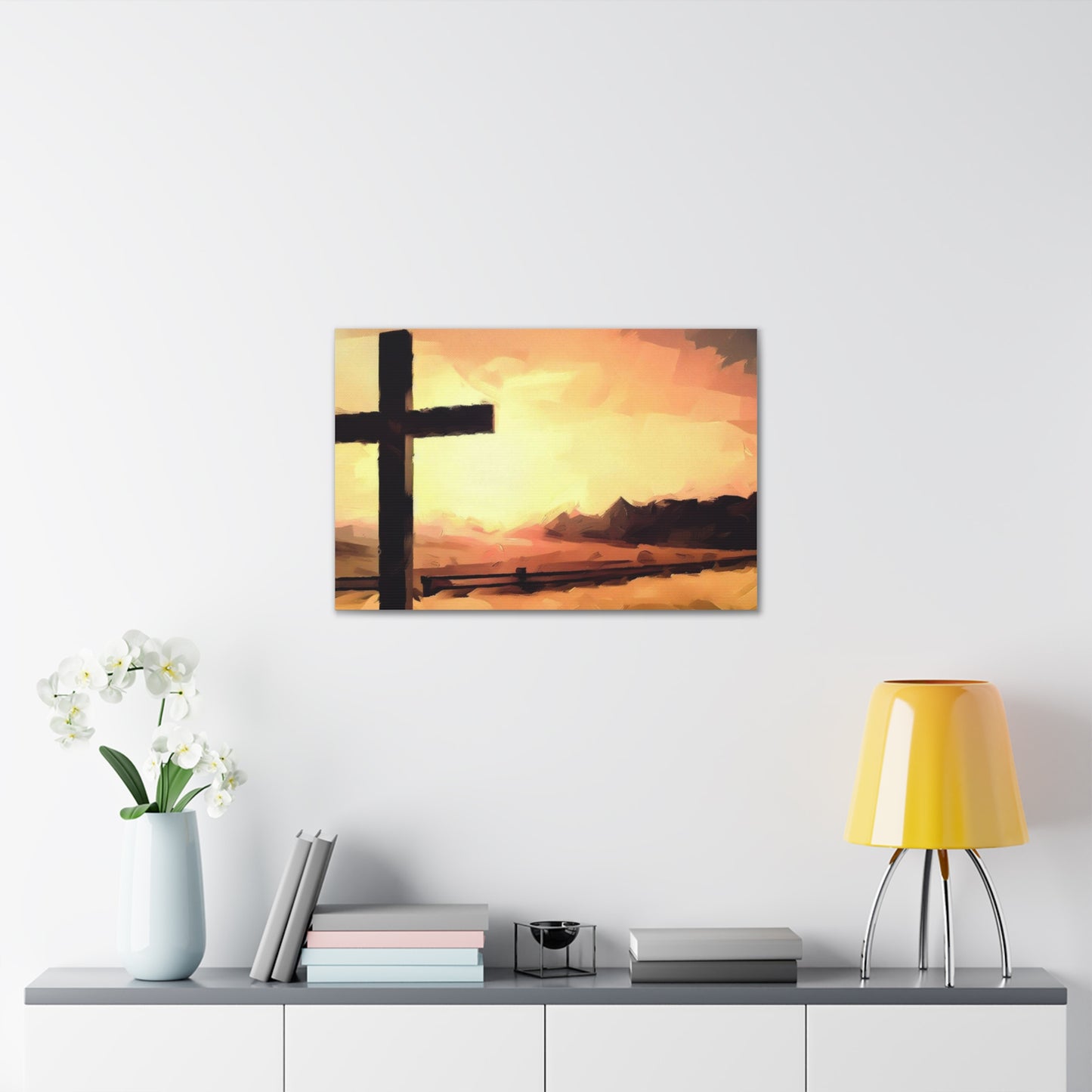 Christian wall art, Cross wall art, country art, Canvas Gallery Wraps - SaviTraviDesigns