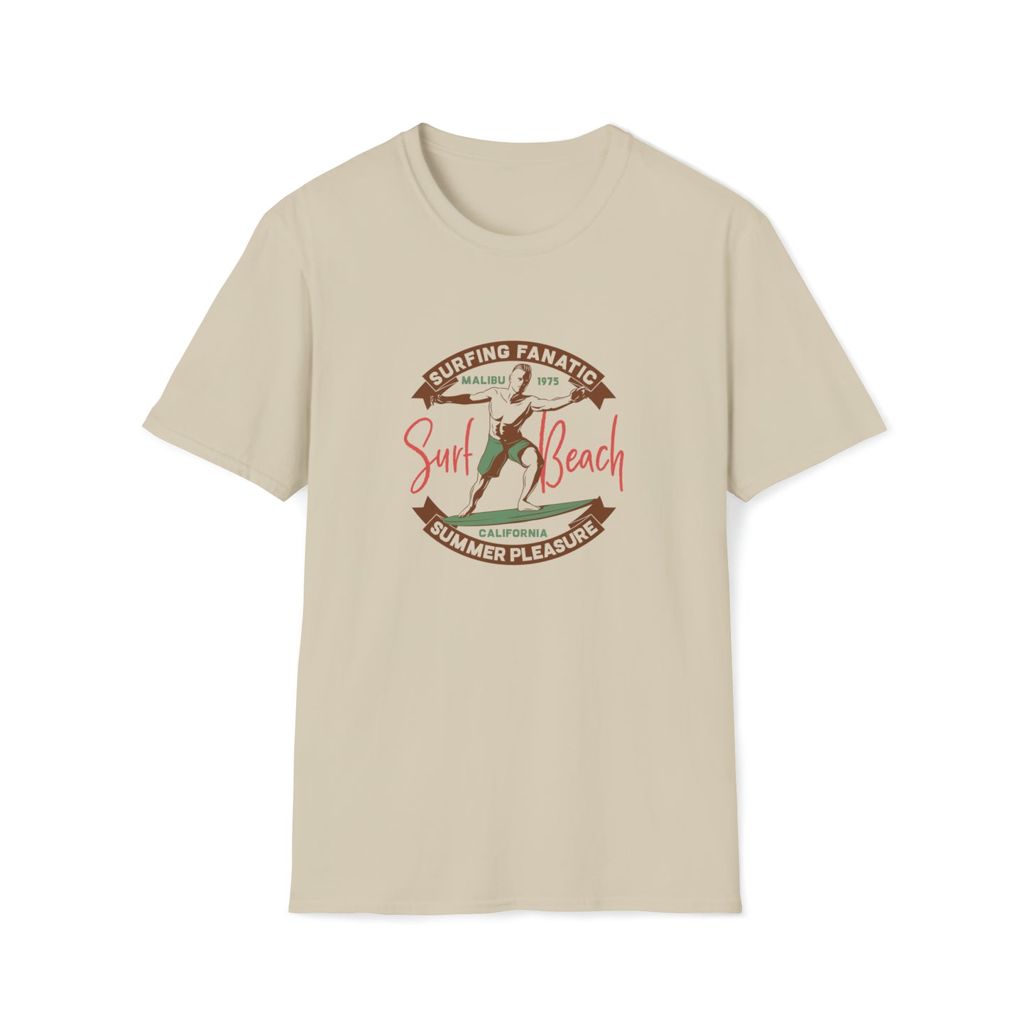 Surfing Fanatic Paradise Pleasure |Beach Lifestyle Shirts | Summer Vibe Apparel Sand