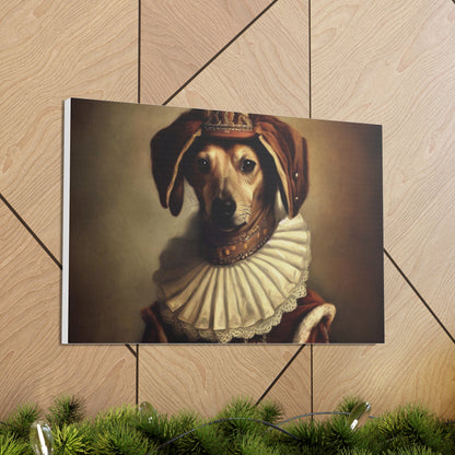 Fancy Dog, Canvas Dog Art, Dog Wall Art, Canine Canvas Art,Canvas Gallery Wraps, Pet Art