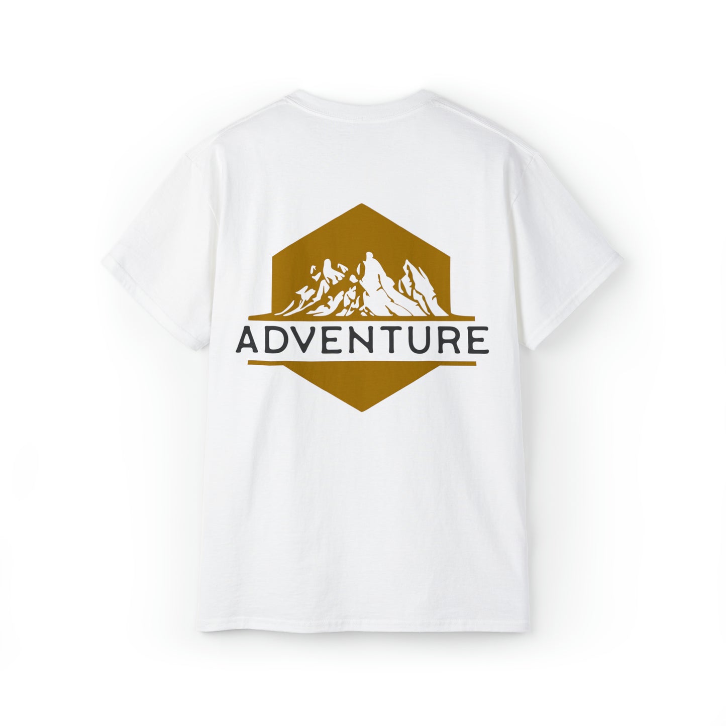 Mountain Adventure Shirt | Hiking & Camping Tee | Nature-Inspired Outdoor Apparel White