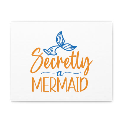 Secretly A Mermaid, Mermaid Wall Art, Coastal Mermaid Decor, Beach House Mermaid Signs, Nautical Mermaid Decor, Mermaid Nursery Wall Decor - SaviTraviDesigns