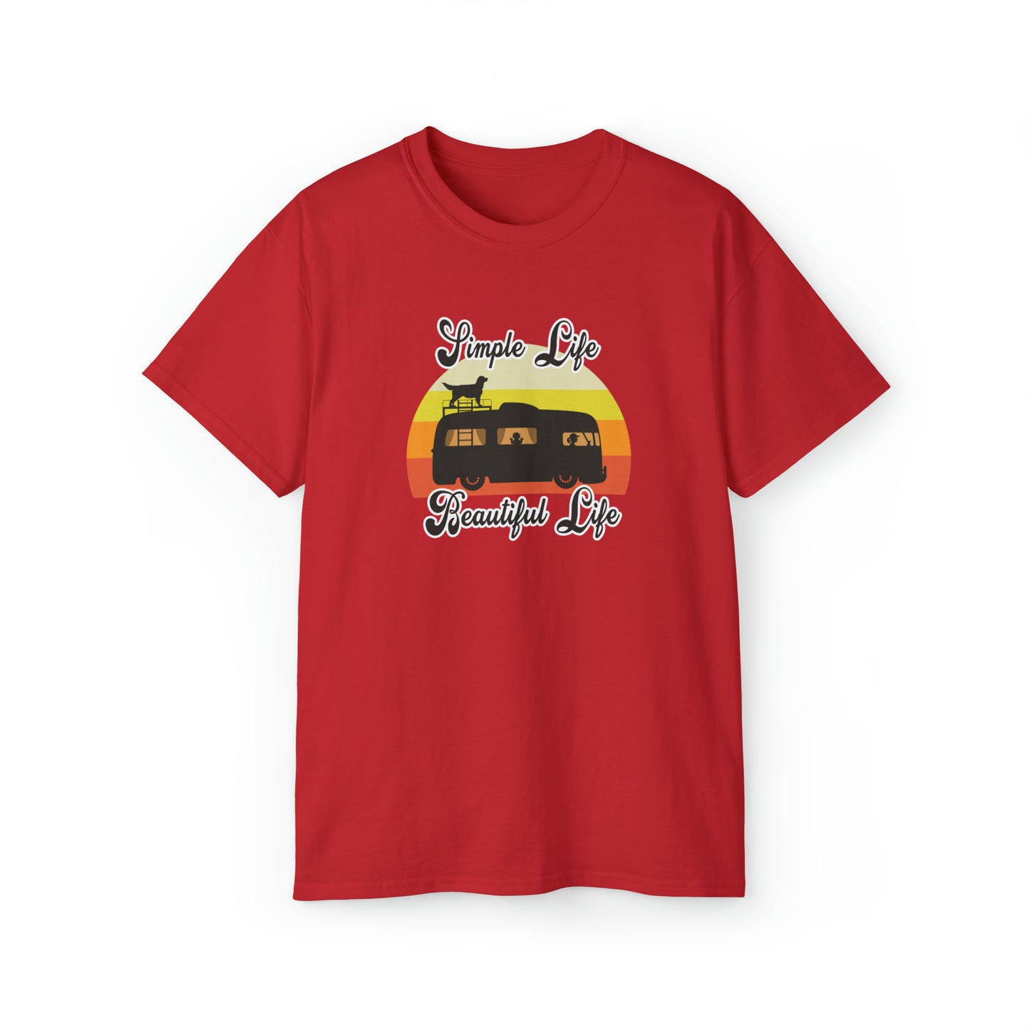 Outdoor Graphic T-shirt, Adventure T-Shirts, Nature-Inspired Tees, Hiking T-Shirts, Camping Graphic Shirts, Mountain Tee Shirts Red