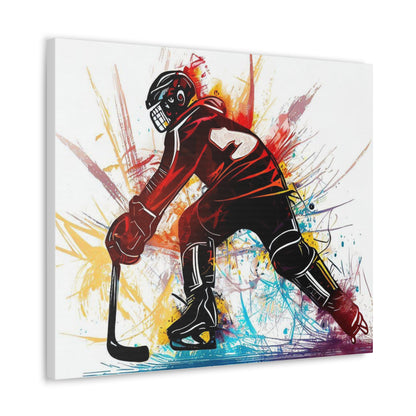 Graffiti Hockey Player, Graffiti art prints, Street art canvas, Urban art decor, Graffiti-style wall art, Graffiti canvas prints, Street art posters - SaviTraviDesigns