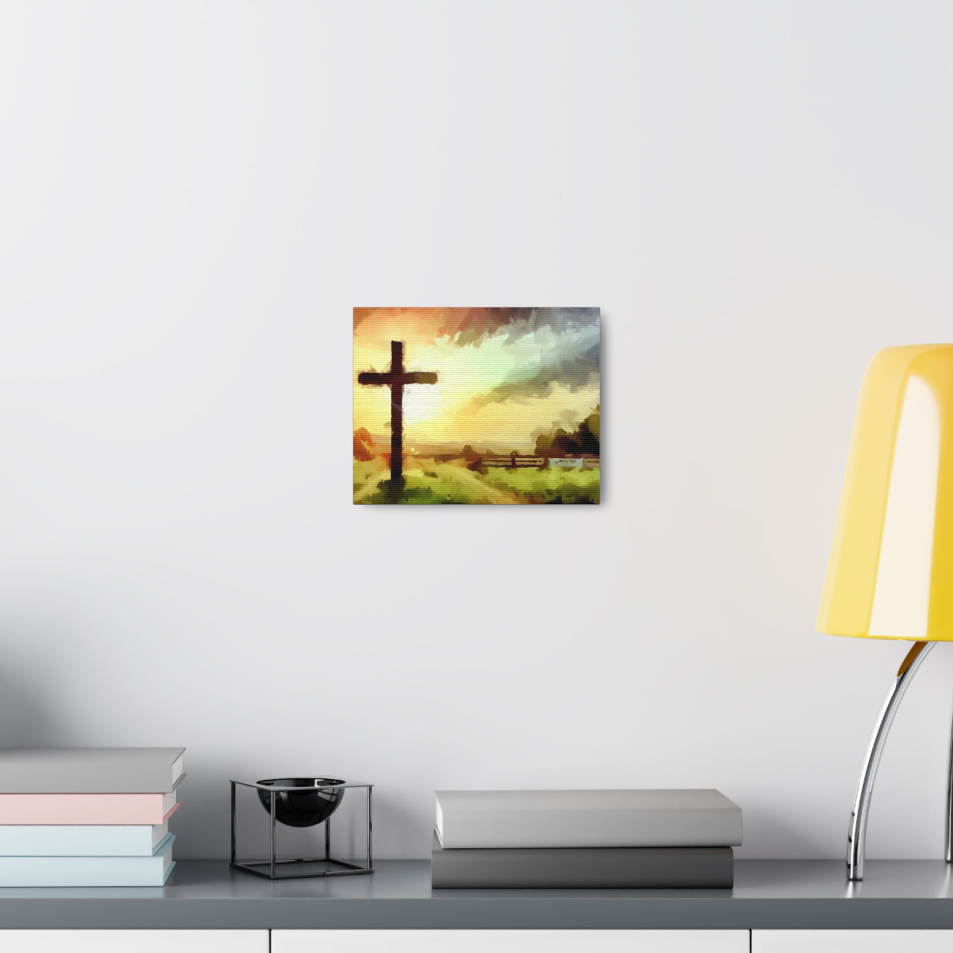 Christian wall art, Cross wall art, Farm art, Canvas Gallery Wraps - SaviTraviDesigns