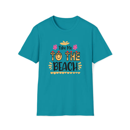 Take Me To The Beach |Beach Lifestyle Shirts | Summer Vibe Apparel Tropical Blue