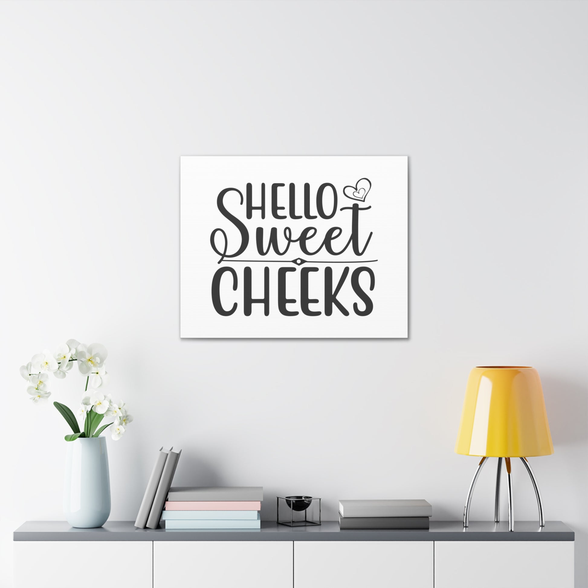 Hello Sweet Cheeks, Rustic Bathroom Decor, Farmhouse Bathroom Signs, Modern Bathroom Wall Decor, Funny Bathroom Signs, Bathroom Wall Art Ideas - SaviTraviDesigns