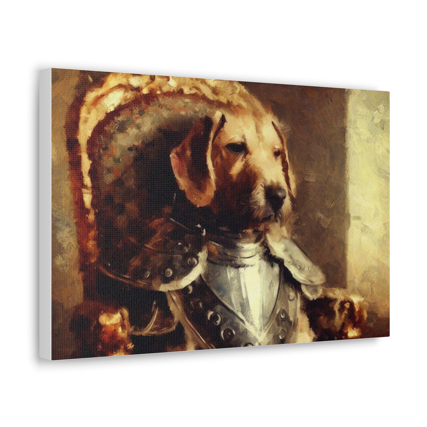 Fancy Dog, Canvas Dog Art, Dog Wall Art, Canine Canvas Art,Canvas Gallery Wraps