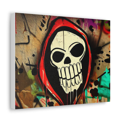 Halloween art, Skeleton canvas prints, Scary Halloween decor, Halloween home decor, Halloween wall, Gothic wall decor, Canvas Gallery Wraps - SaviTraviDesigns