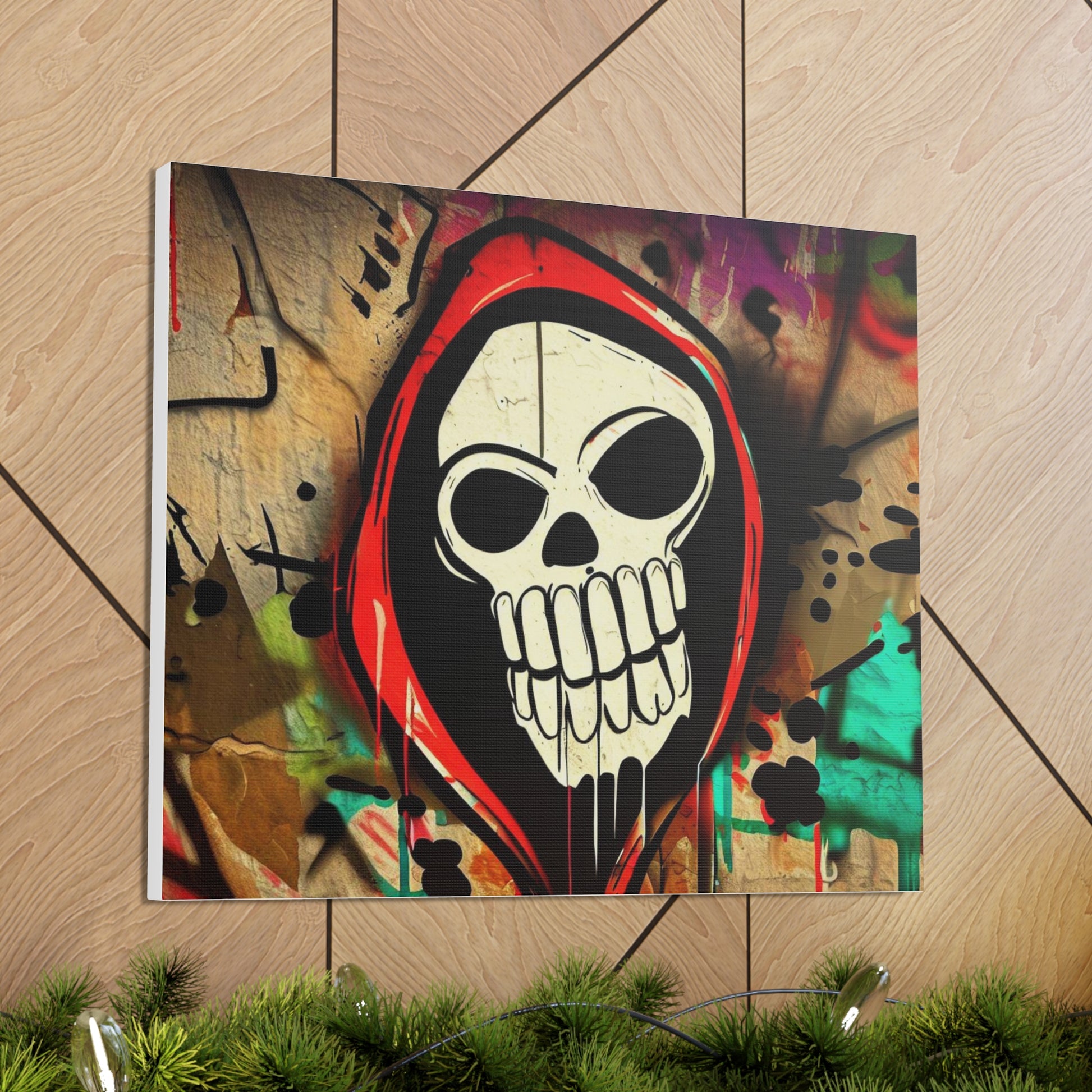 Halloween art, Skeleton canvas prints, Scary Halloween decor, Halloween home decor, Halloween wall, Gothic wall decor, Canvas Gallery Wraps - SaviTraviDesigns