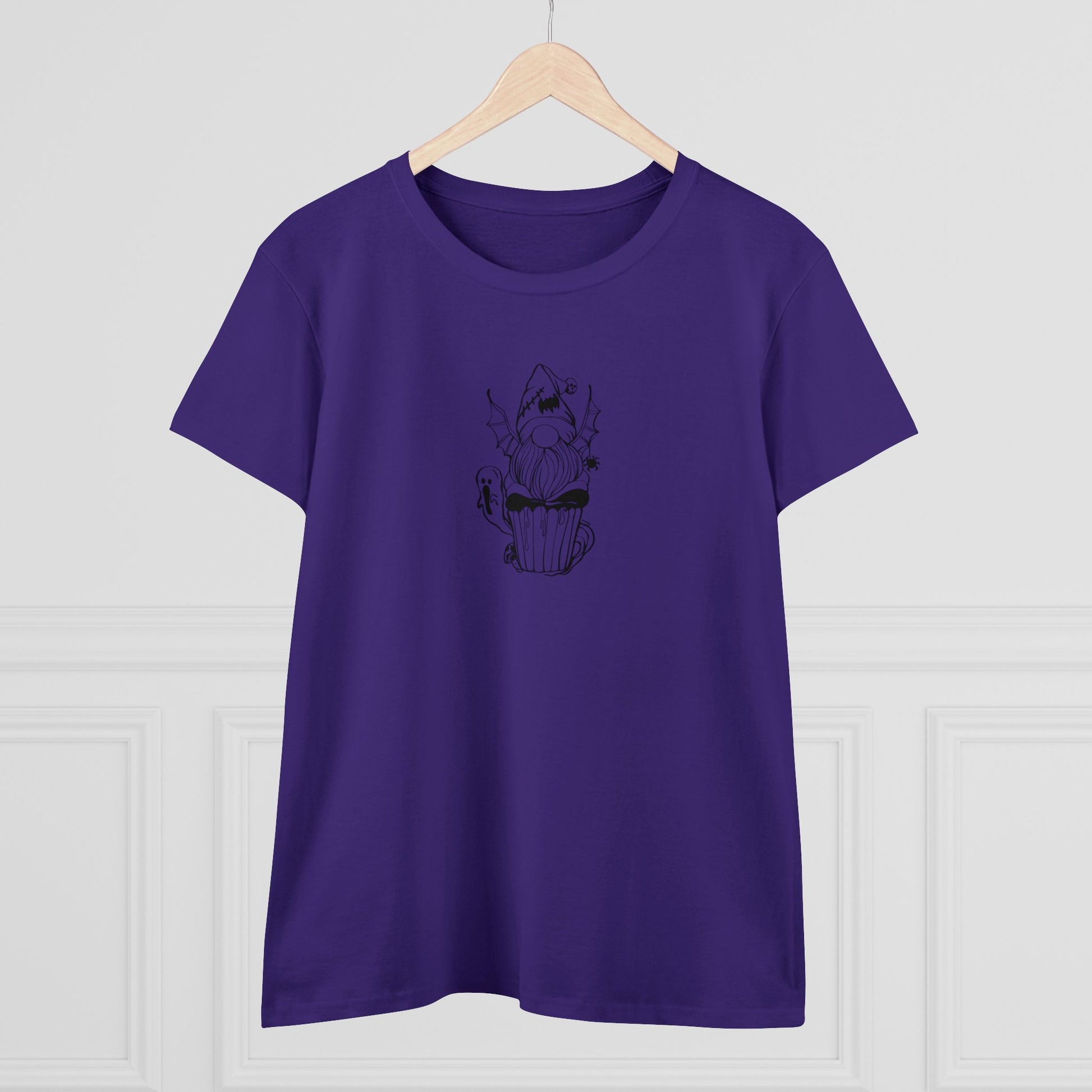 Spooky Elf Cupcake, Halloween Cupcake Designs, Halloween Graphic Shirts, Spooky Halloween Shirts, Cute Halloween Graphic Tees