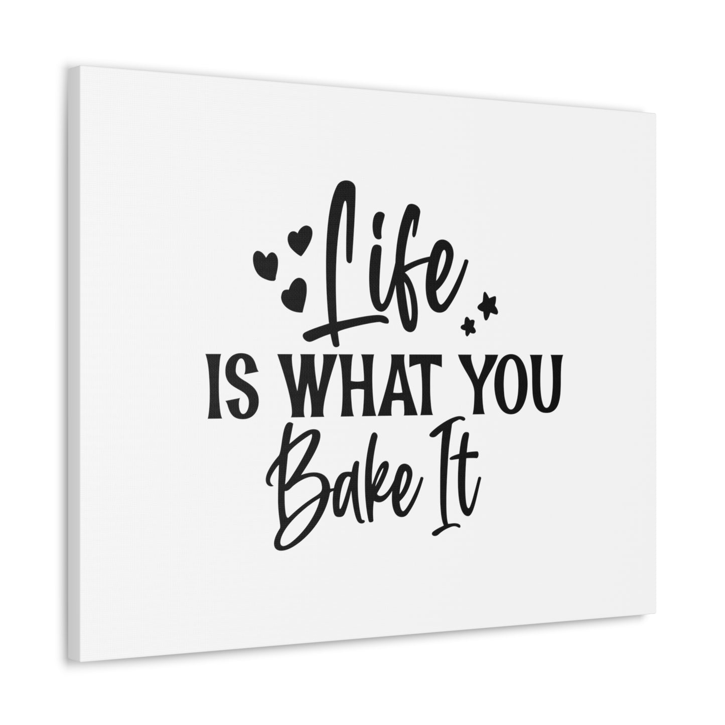 Life Is What You Bake It, Kitchen quote canvas prints, Kitchen wall decor quotes, Kitchen canvas art, Funny kitchen quotes on canvas, Inspirational kitchen quotes - SaviTraviDesigns