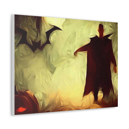 Halloween art, Vampire canvas prints, Scary Halloween decor, Halloween home decor, Halloween wall, Gothic wall decor, Canvas Gallery Wraps - SaviTraviDesigns