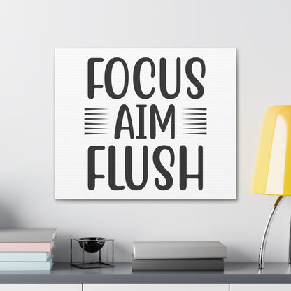 Focus Aim Flush, Rustic Bathroom Decor, Farmhouse Bathroom Signs, Modern Bathroom Wall Decor, Funny Bathroom Signs, Bathroom Wall Art Ideas - SaviTraviDesigns