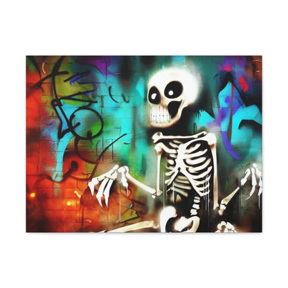 Halloween art, Skeleton canvas prints, Scary Halloween decor, Halloween home decor, Halloween wall, Gothic wall decor, Canvas Gallery Wraps - SaviTraviDesigns