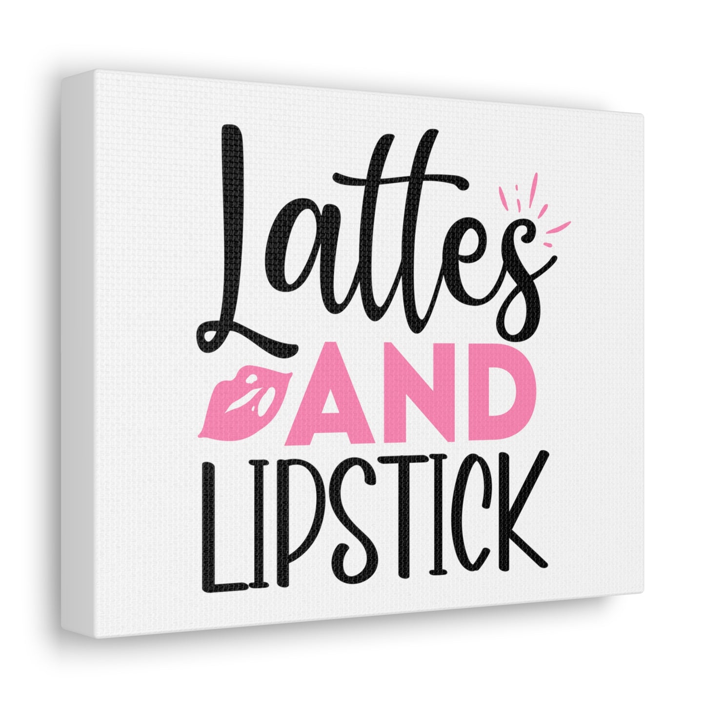 Lattes and Lipstick, Daily inspiration, Beauty within, Empowering quotes, Life lessons, Inspirational sayings, Natural beauty quotes, Confidence boosters 10″ x 8″ Premium Gallery Wraps (1.25″)