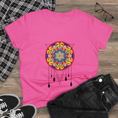 Meditation T-Shirts, Yoga Graphic Tees, Mindfulness Apparel, Zen T-Shirts, Spiritual Shirts, Chakra Tees, Womens T-Shirt Azalea