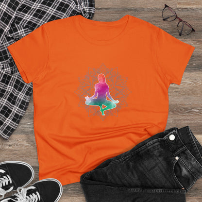 Meditation T-Shirts, Yoga Graphic Tees, Mindfulness Apparel, Zen T-Shirts, Spiritual Shirts, Chakra Tees Orange