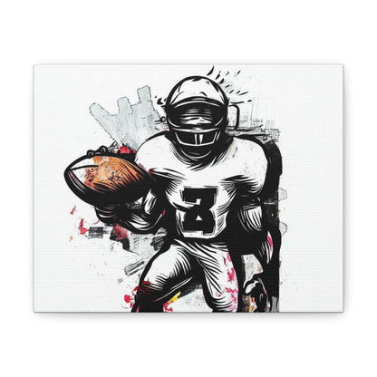 Football Player, Graffiti-inspired home decor, Modern street art prints, Graffiti wall art, Street art canvas art, Graffiti artist prints