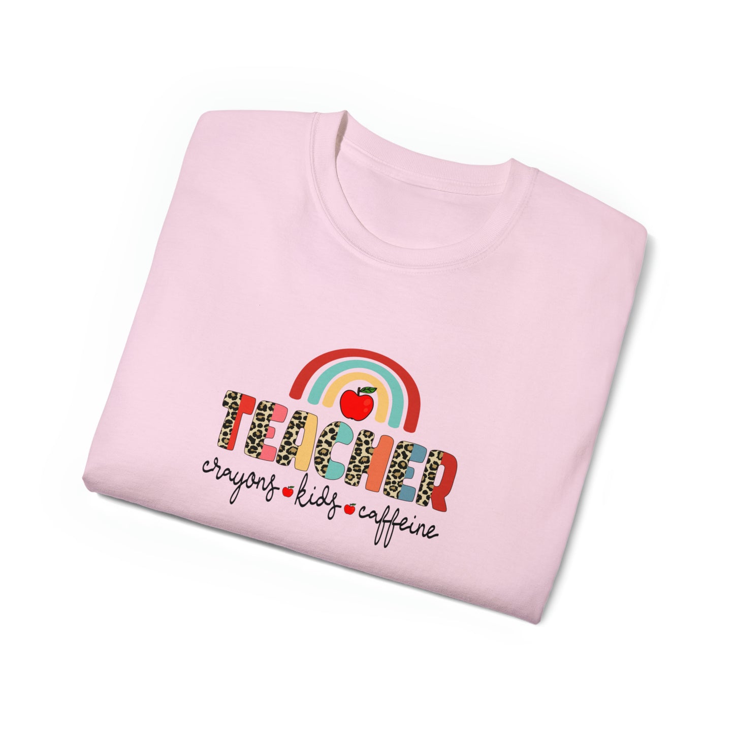 Teacher Crayons, Teacher Kids, Teacher Caffeine, Teacher Graphic Design Shirts, Educator T-Shirt Designs, Classroom Theme Shirts, Inspirational Teacher Tees, Teacher Appreciation Shirts - SaviTraviDesigns