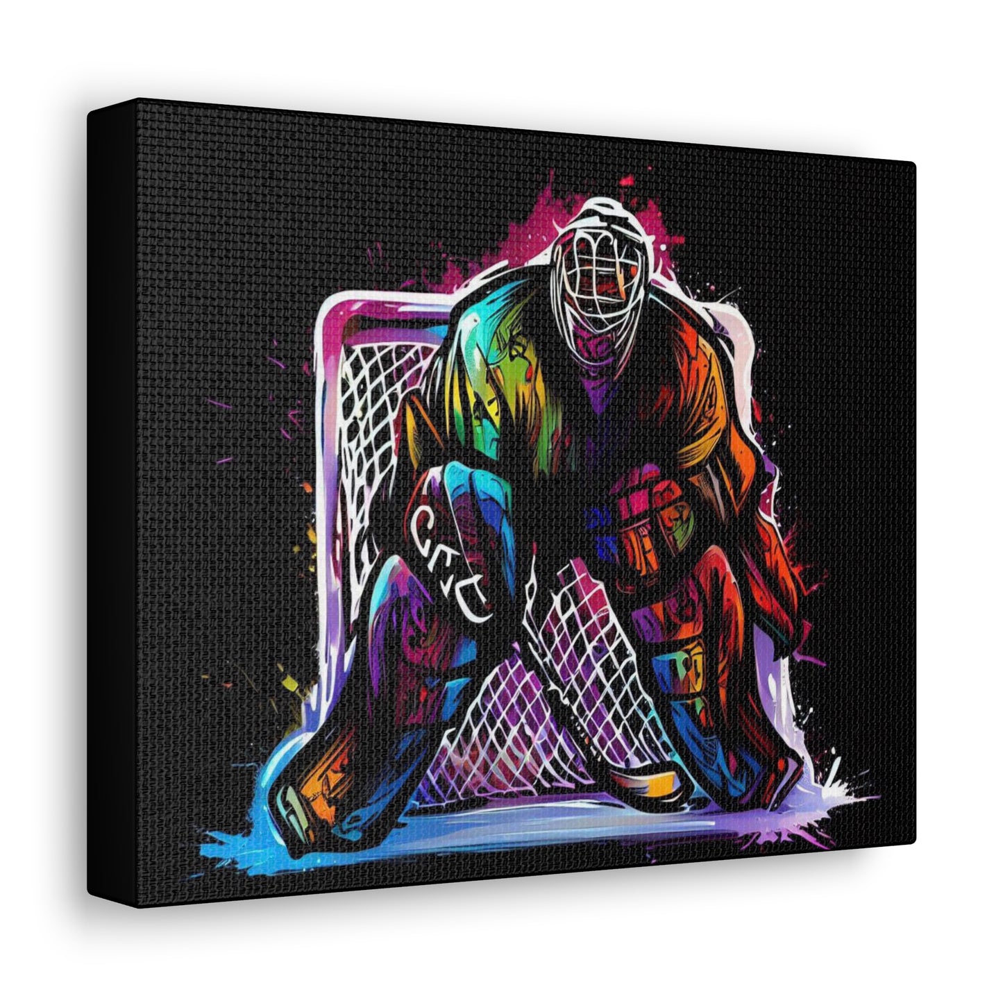 Hockey Canvas print, Graffiti canvas prints, Spray can art paintings, Street art canvas art, Urban graffiti artwork, Graffiti wall decor