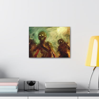 Halloween art, Demon canvas prints, Scary Halloween decor, Halloween home decor, Halloween wall, Gothic wall decor, Canvas Gallery Wraps - SaviTraviDesigns