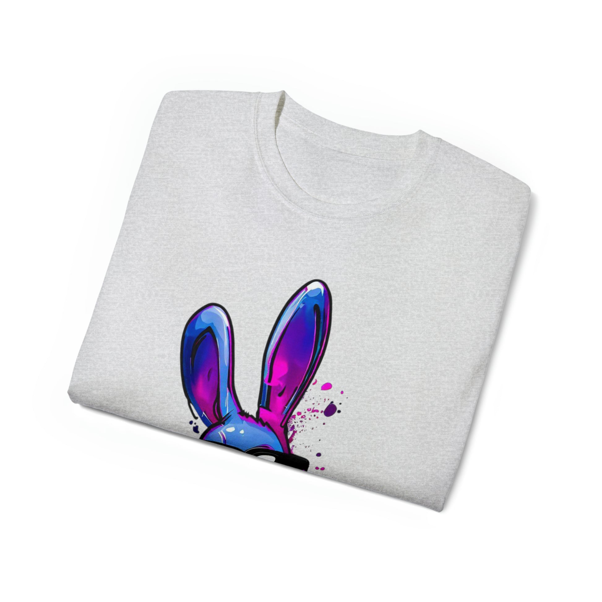 Graffiti shirt, Bunny shirt,  Urban Art T-Shirt, Blue Bunny, Urban Shirt - SaviTraviDesigns