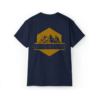 Mountain Adventure Shirt | Hiking & Camping Tee | Nature-Inspired Outdoor Apparel Navy