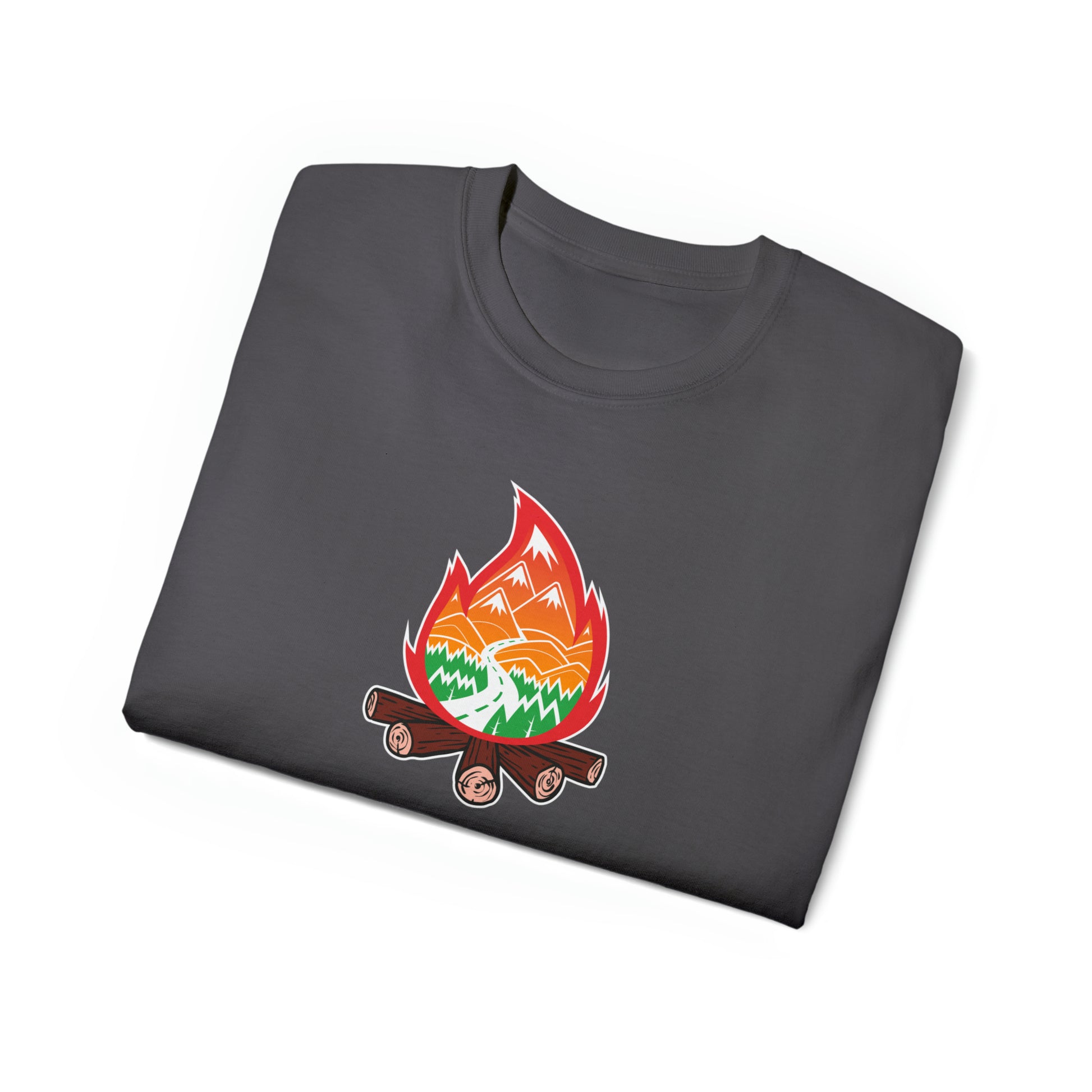 Wanderlust Campfire | Hiking & Camping Tee | Nature-Inspired Outdoor Apparel