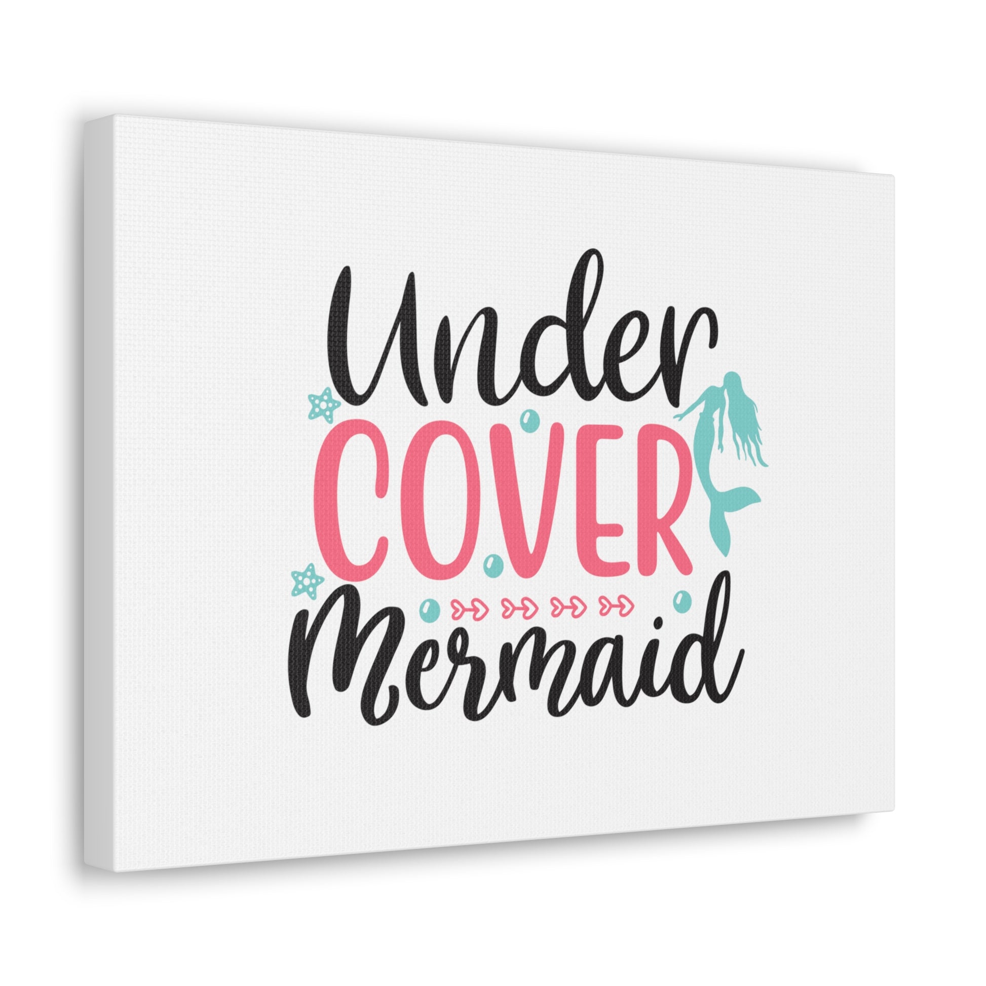 Under Cover Mermaid, Mermaid Wall Art, Coastal Mermaid Decor, Beach House Mermaid Signs, Nautical Mermaid Decor, Mermaid Nursery Wall Decor - SaviTraviDesigns