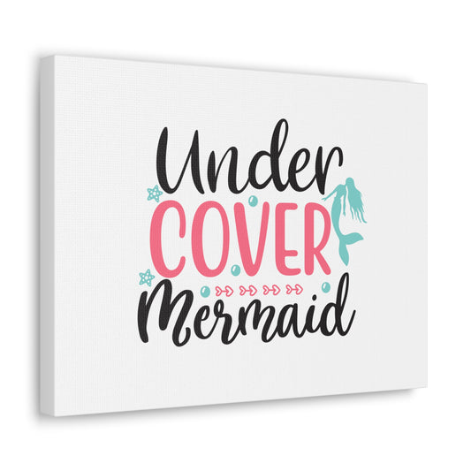 Under Cover Mermaid, Mermaid Wall Art, Coastal Mermaid Decor, Beach House Mermaid Signs, Nautical Mermaid Decor, Mermaid Nursery Wall Decor - SaviTraviDesigns