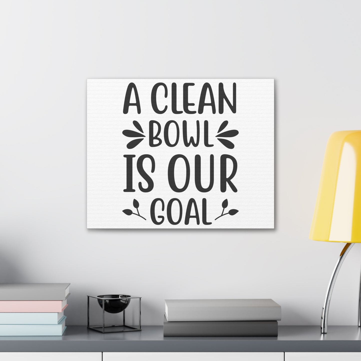 A Clean Bowl Is Our Goal: Stylish Bathroom Signs