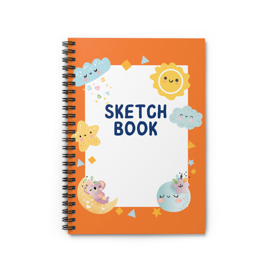 First Scribble Book, Kids notebook, Spiral Notebook, Ruled Line, Study Notebook - SaviTraviDesigns