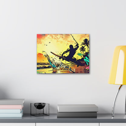 Kiteboarding, Graffiti art prints, Street art canvas, Urban art decor, Graffiti-style wall art, Graffiti canvas prints, Street art posters - SaviTraviDesigns