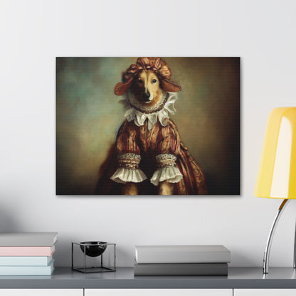 Fancy Dog, Canvas Dog Art, Dog Wall Art, Canine Canvas Art,Canvas Gallery Wraps, Pet Art