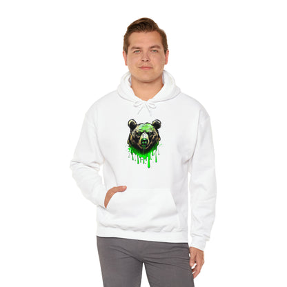 Bear Hoodie, Graffiti Graphic Shirt, Street Art, Urban Art, Unisex Hooded Sweatshirt