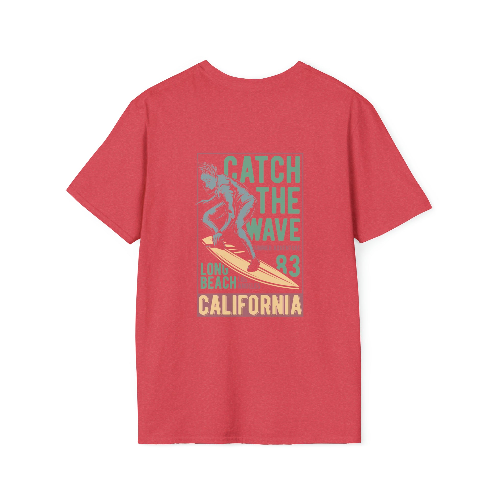 Catch The Wave California, Beachwear Graphics, Tropical T-Shirt Designs, Ocean-Inspired Shirts, Surfing Graphics, Sun and Sand Apparel, Summer Wardrobe Essentials - SaviTraviDesigns