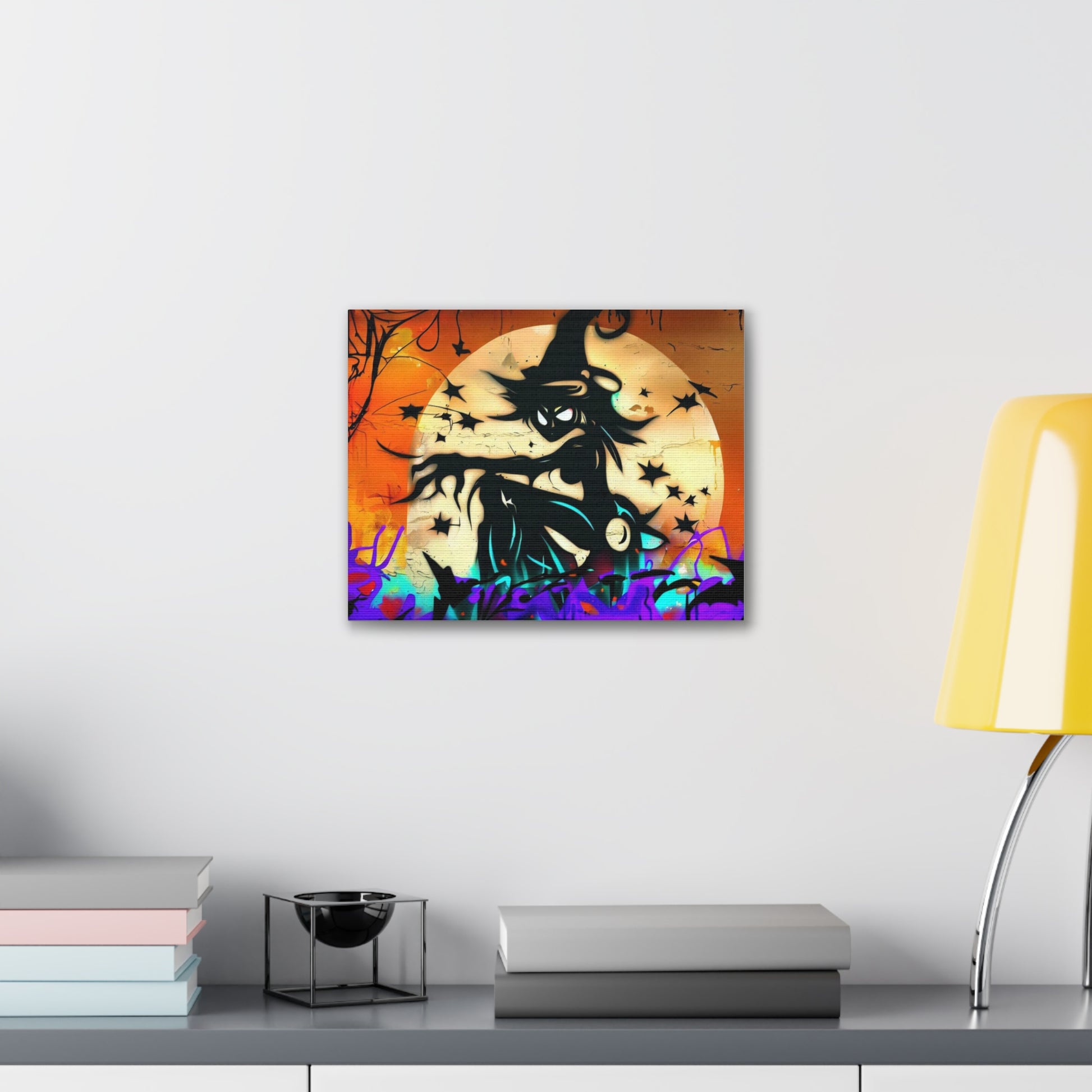 Halloween art, Witch canvas prints, Scary Halloween decor, Halloween home decor, Halloween wall, Gothic wall decor, Canvas Gallery Wraps - SaviTraviDesigns