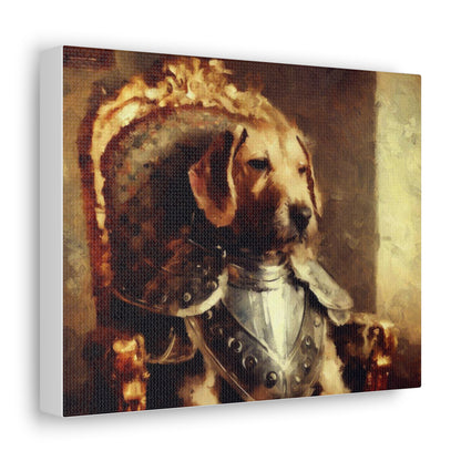 Fancy Dog, Canvas Dog Art, Dog Wall Art, Canine Canvas Art,Canvas Gallery Wraps