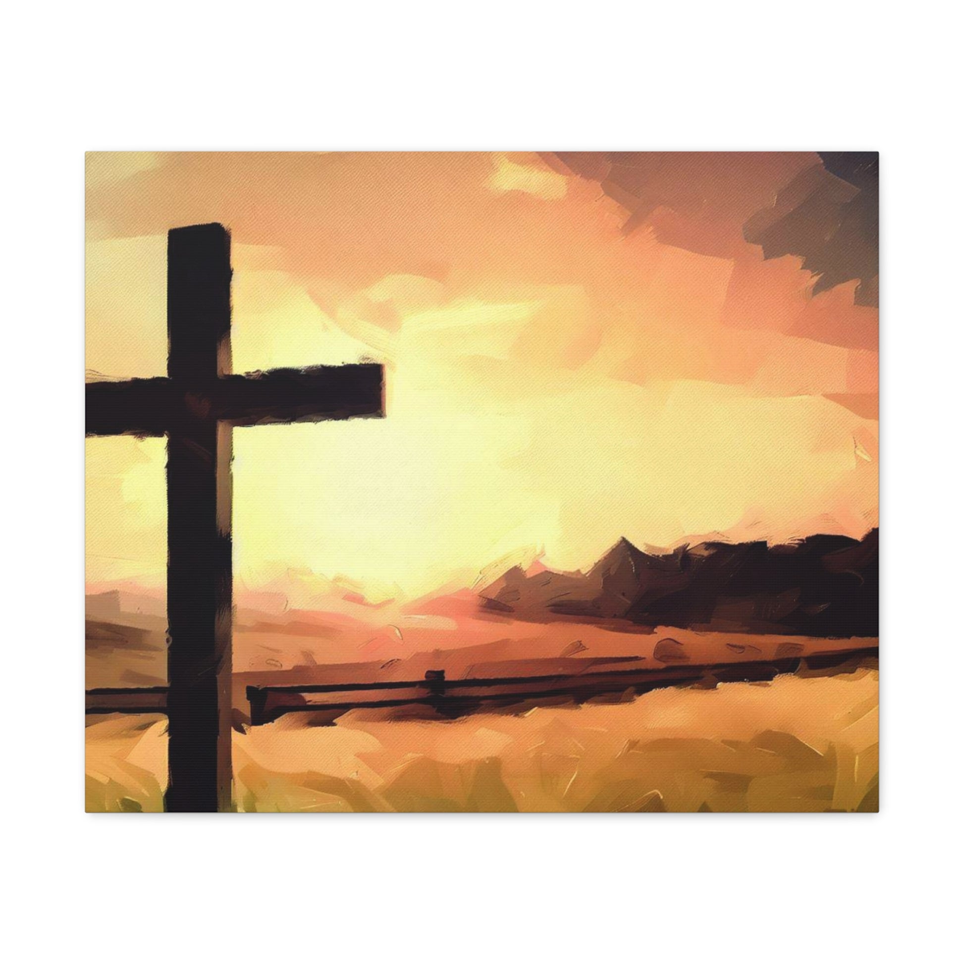 Christian wall art, Cross wall art, country art, Canvas Gallery Wraps - SaviTraviDesigns