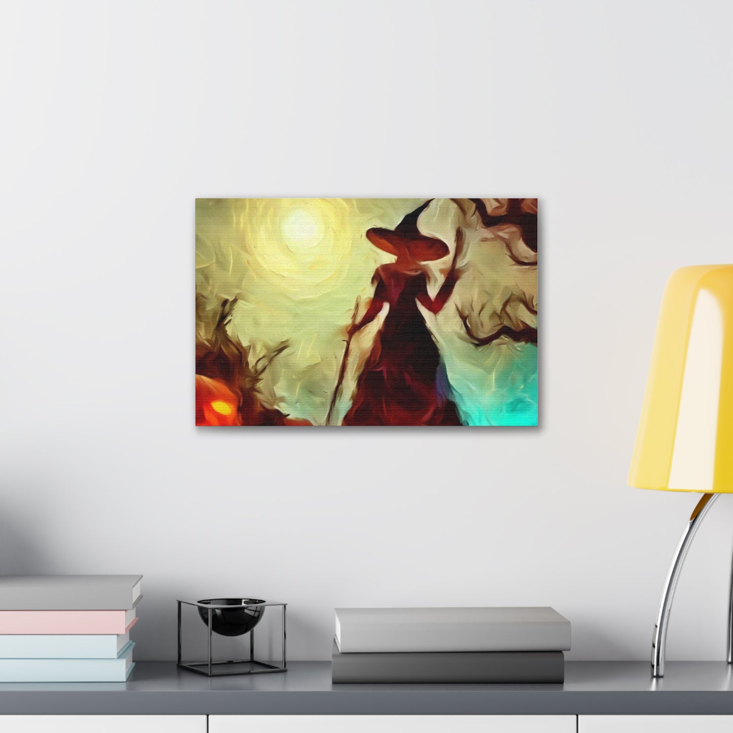 Halloween art, Witch canvas prints, Scary Halloween decor, Halloween home decor, Halloween wall, Gothic wall decor, Canvas Gallery Wraps - SaviTraviDesigns