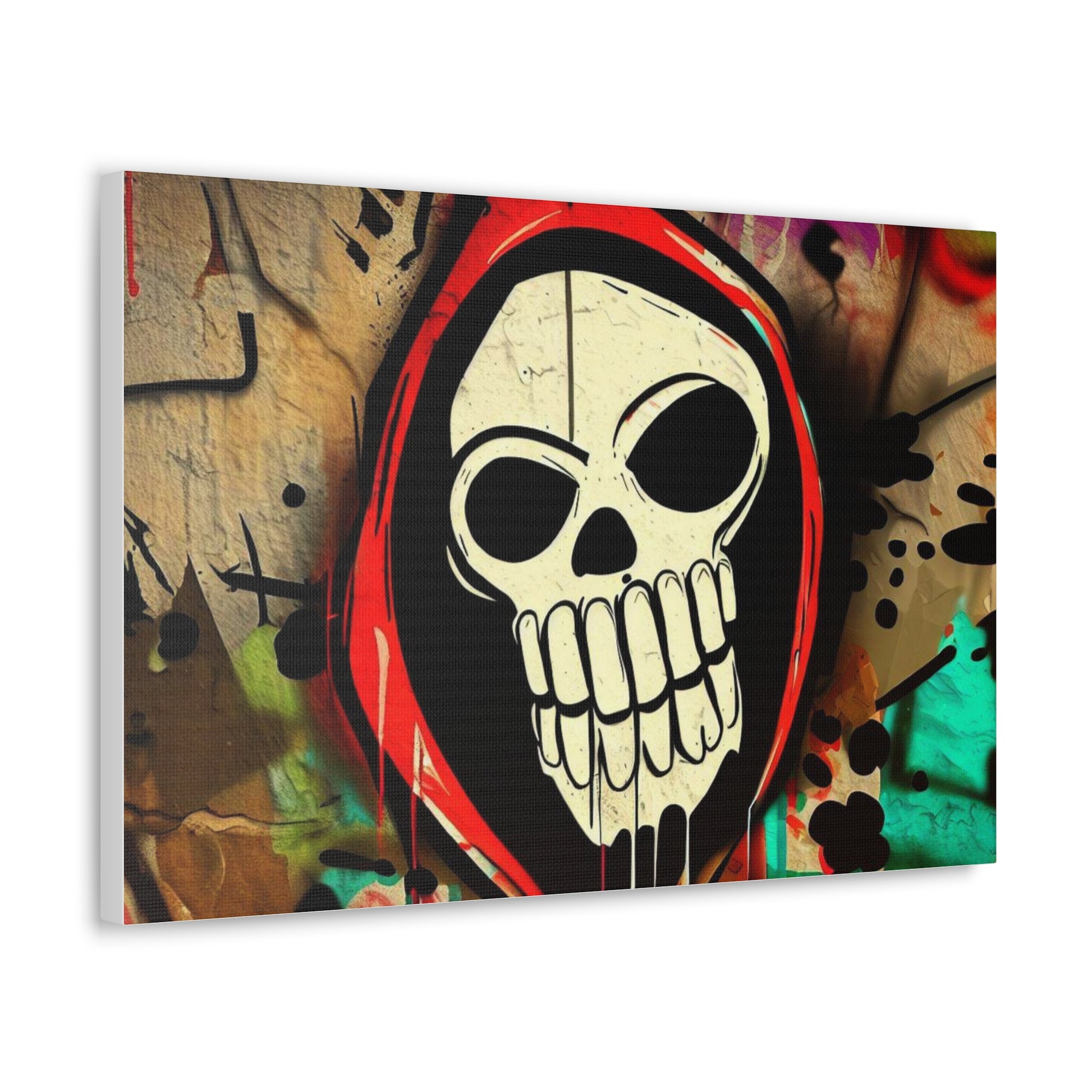 Halloween art, Skeleton canvas prints, Scary Halloween decor, Halloween home decor, Halloween wall, Gothic wall decor, Canvas Gallery Wraps - SaviTraviDesigns