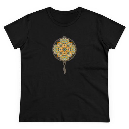 Gold Mandala Boho Graphic Shirt