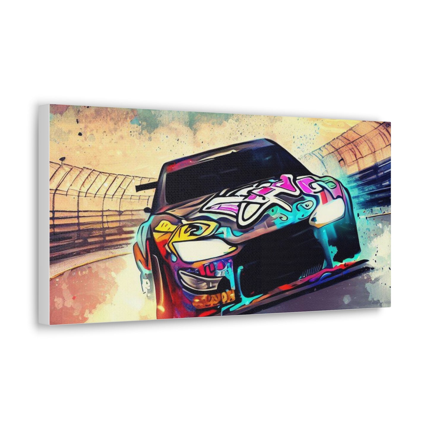 Street Racing, Nascar, Graffiti art prints, Street art canvas, Urban art decor, Graffiti-style wall art, Graffiti canvas prints, Street art posters - SaviTraviDesigns