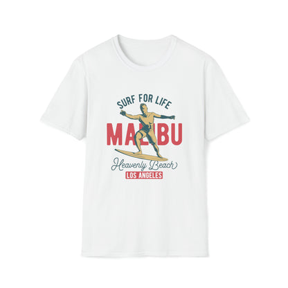 Malibu Heavenly Beach |Beach Lifestyle Shirts | Summer Vibe Apparel White