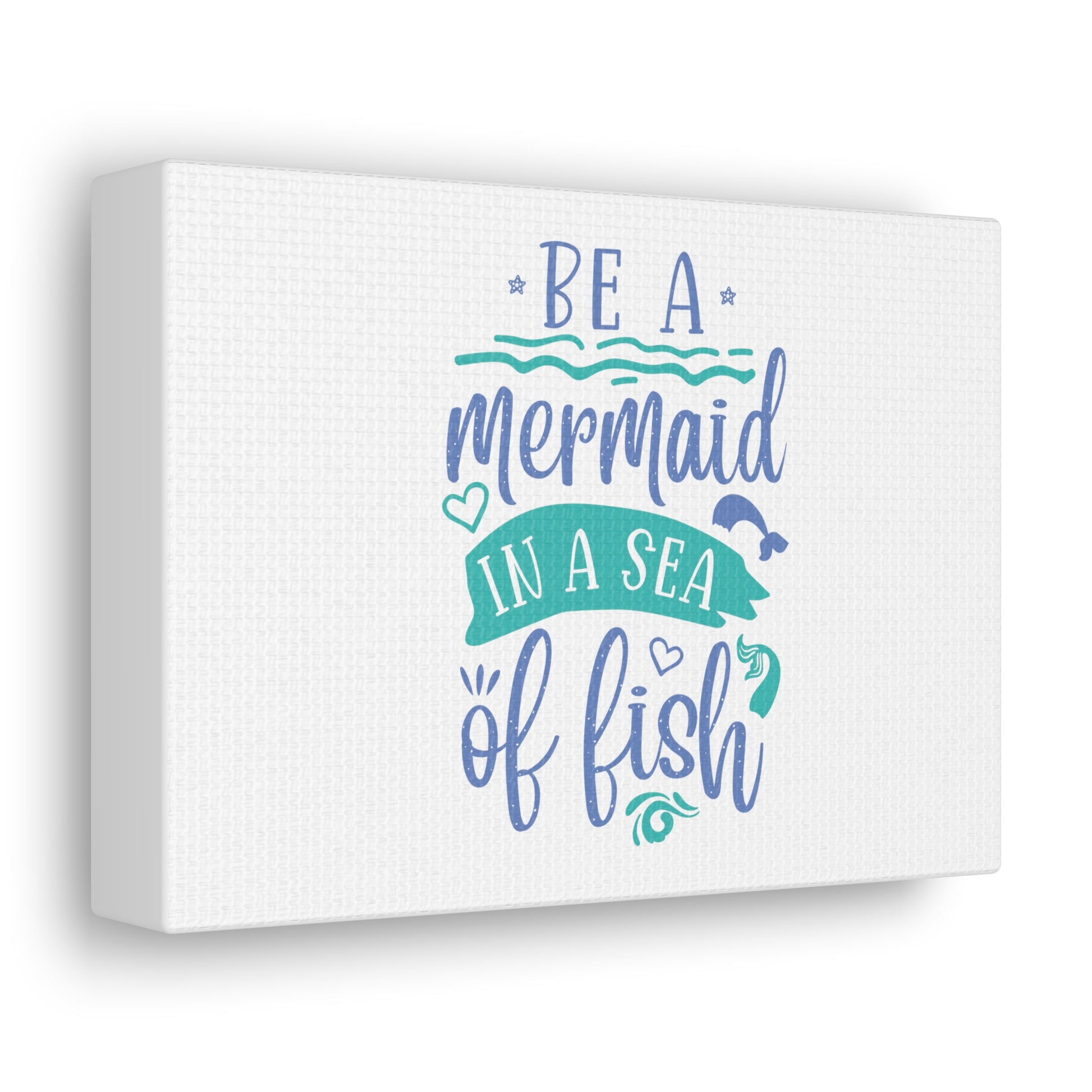 Be A Mermaid, Mermaid Wall Art, Coastal Mermaid Decor, Beach House Mermaid Signs, Nautical Mermaid Decor, Mermaid Nursery Wall Decor - SaviTraviDesigns