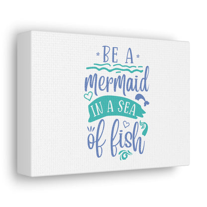 Be A Mermaid, Mermaid Wall Art, Coastal Mermaid Decor, Beach House Mermaid Signs, Nautical Mermaid Decor, Mermaid Nursery Wall Decor - SaviTraviDesigns